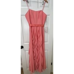 Wtoo Beautiful Dress Size 12 Coral Color Style 604 NWT